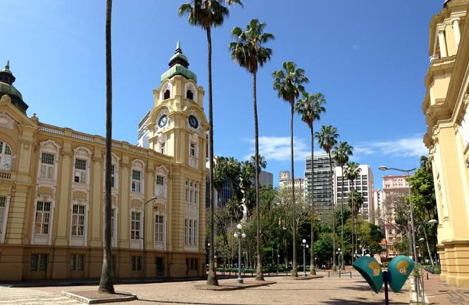 O bairro Centro em Porto Alegre